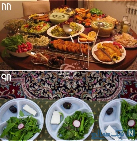 عکس غذا های خنده دار