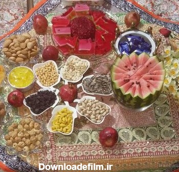 عکس سفره شب یلدا