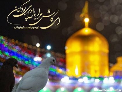 عکس نوشته از امام رضا برای پروفایل