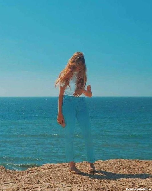 عکس هنری کنار دریا