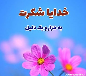 عکس شکرگزاری از خدا