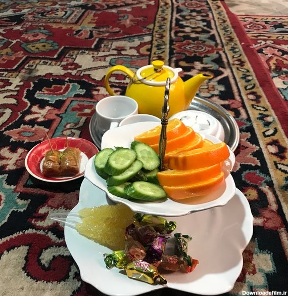 عکس فیک سفره غذا