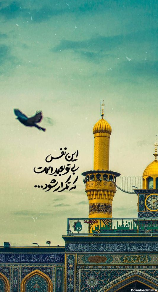 عکس از حرم امام حسین زیبا