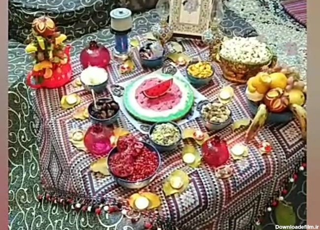 عکس کرسی و شب یلدا