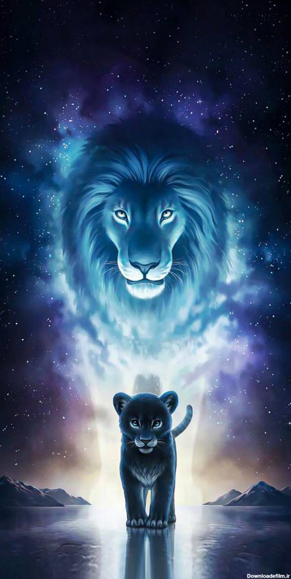 عکس شیر برای صفحه اصلی گوشی