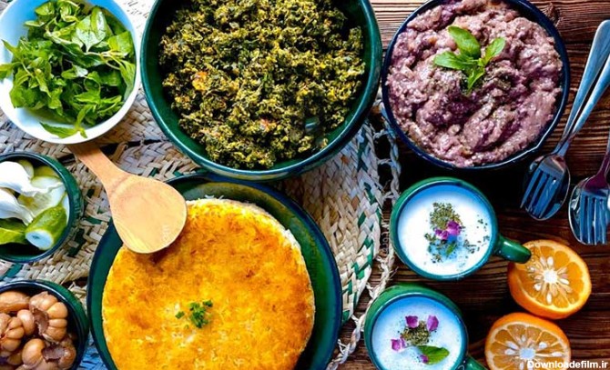 عکس از غذاهای محلی گیلان