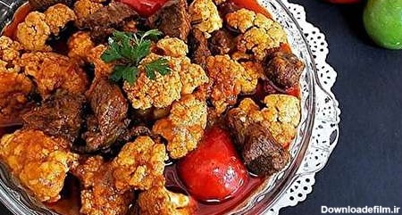 عکس خورش گل کلم