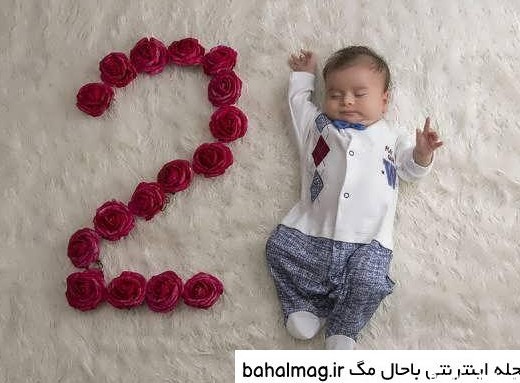 عکس ماه تولد نوزاد