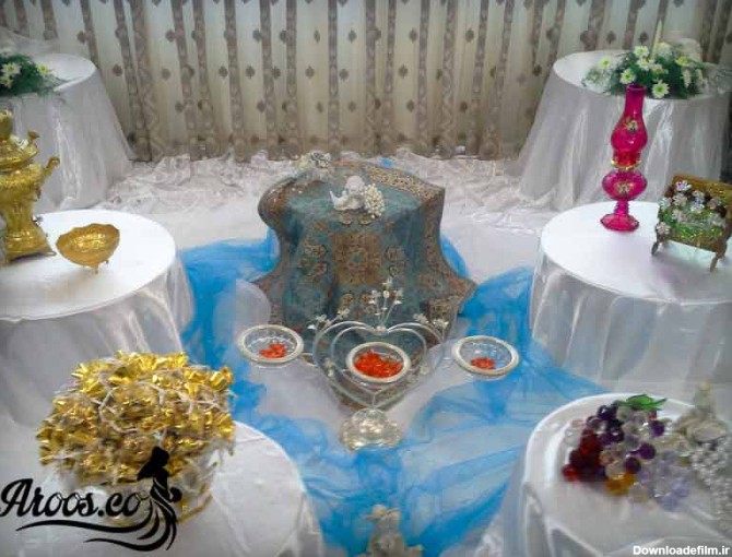 عکس سفره عقد خیلی ساده