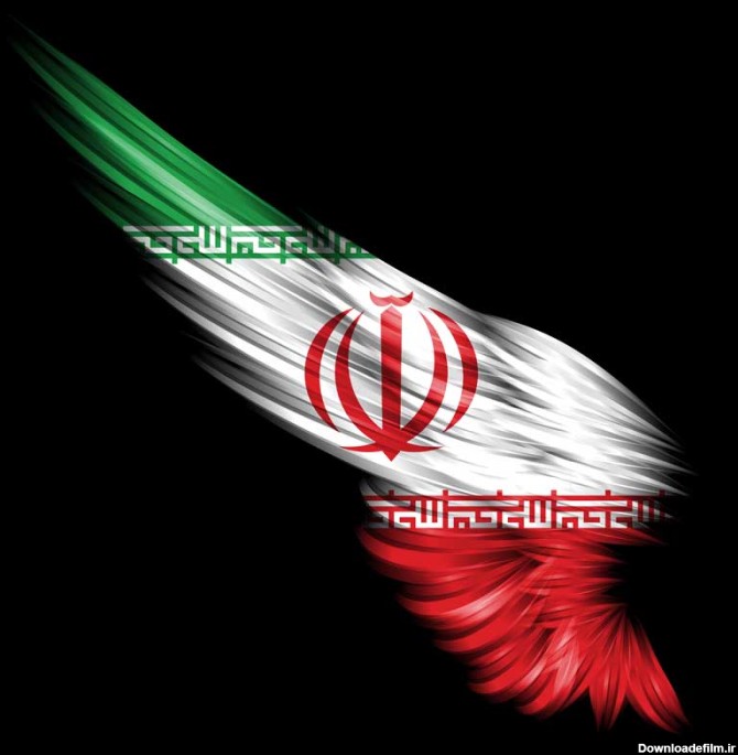 عکس نقاشی پرچم ایران زیبا