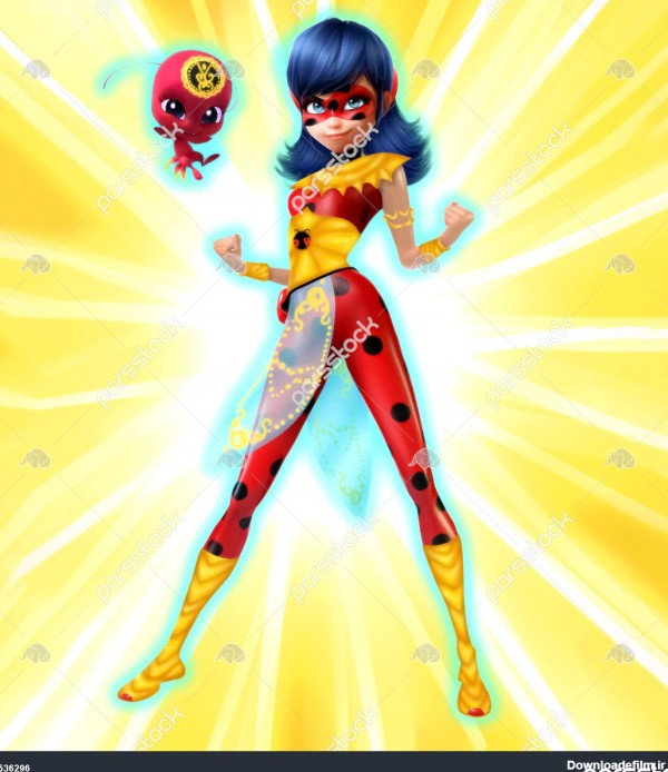 عکس کارتونی دختر کفشدوزکی برای پروفایل