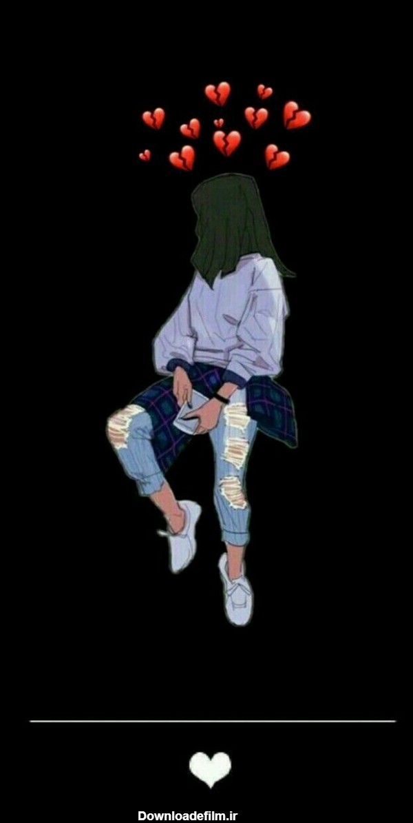 عکس پروفایل دل شکسته از عشق