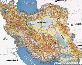 عکس ایران نقشه