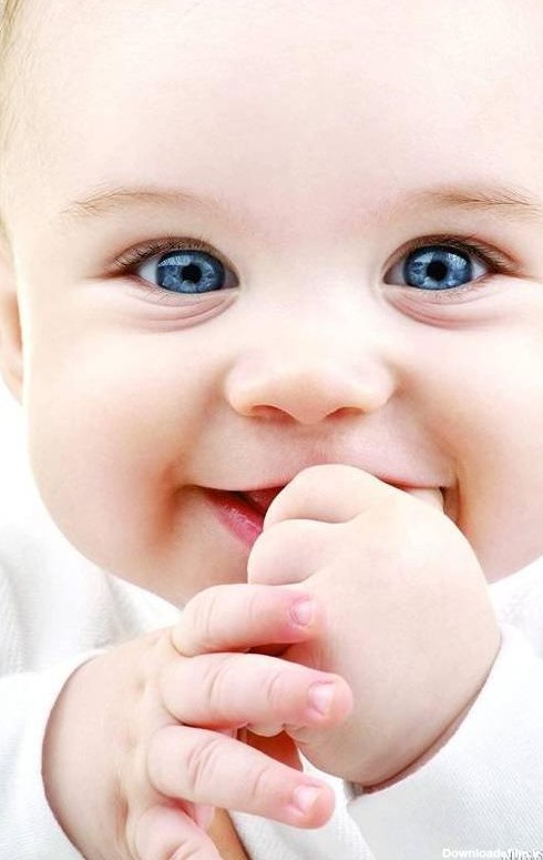 عکس نی نی پسر چشم رنگی خوشگل