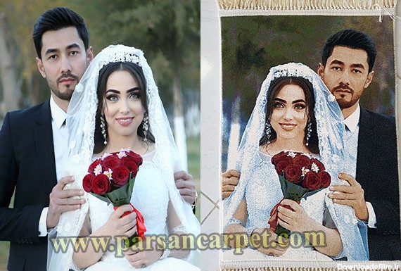 عکس چهره عروس و داماد