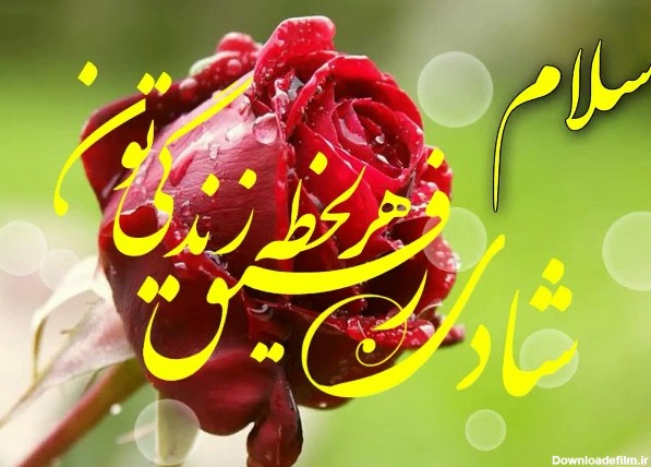 عکس نوشته سلام دوست عزیزم