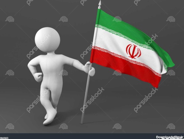 عکس پرچم ایران کارتونی