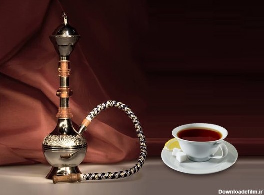 عکس چای قلیون