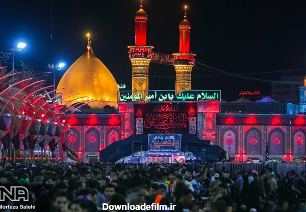 عکس حرم امام حسین در اربعین