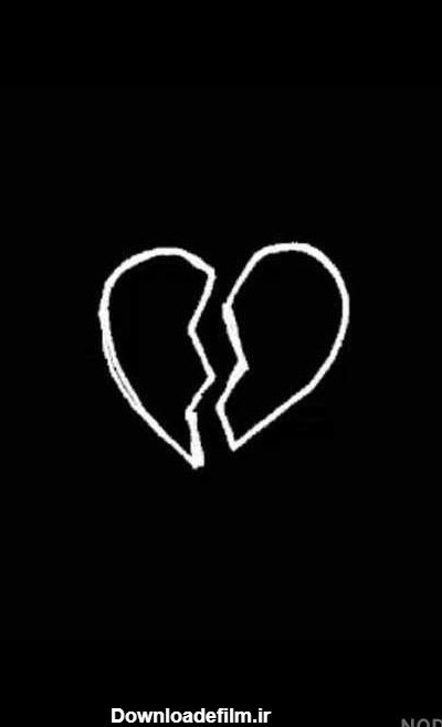 عکس قلب سیاه برای پروفایل