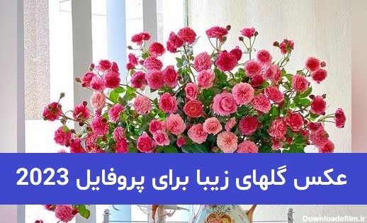 عکس نوشته گل برای پروفایل