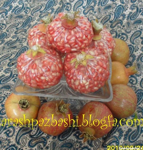 عکس تزیین انار برای کلاس اول