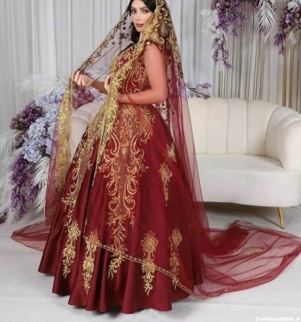 عکس لباس حنابندان قرمز جدید