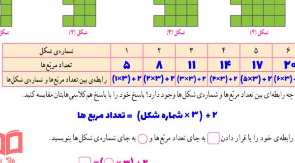 عکس ریاضی پایه ششم صفحه ۶