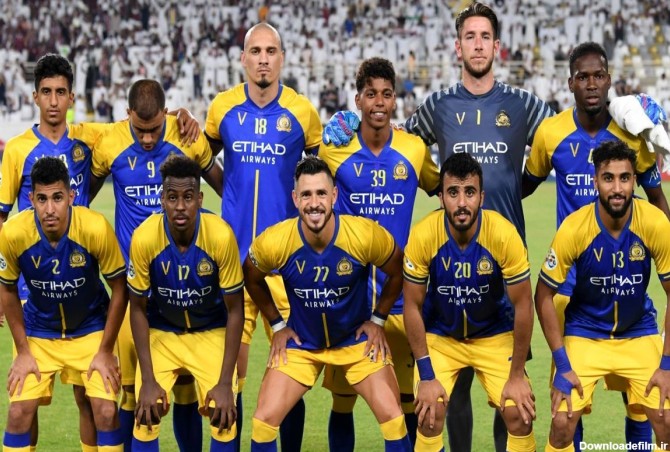 عکس تیم النصر با رونالدو