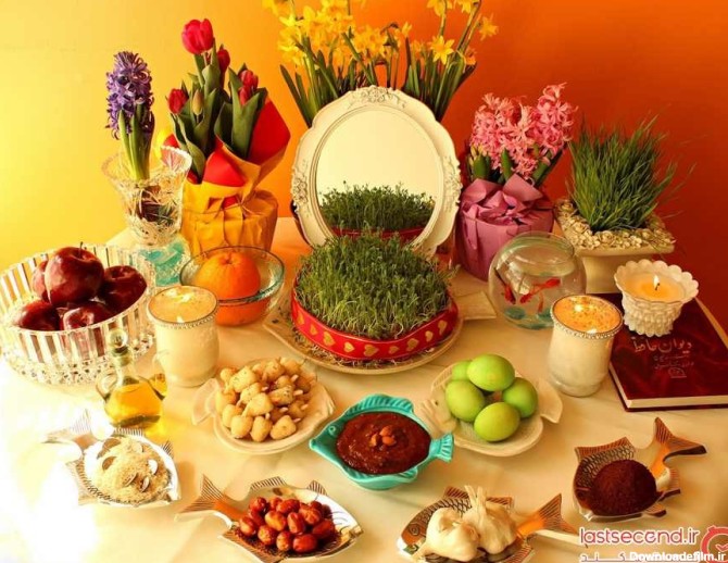 عکس سفره هفت سین شب عید