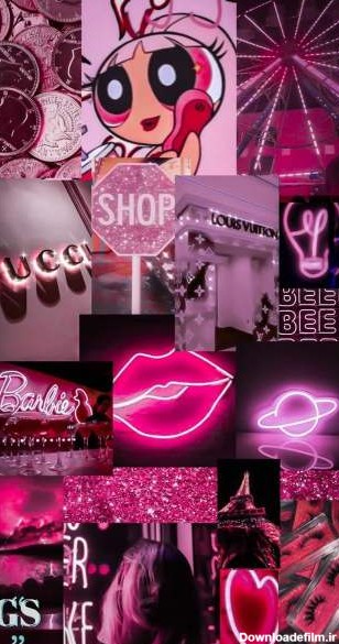 بک گراند صورتی دخترانه