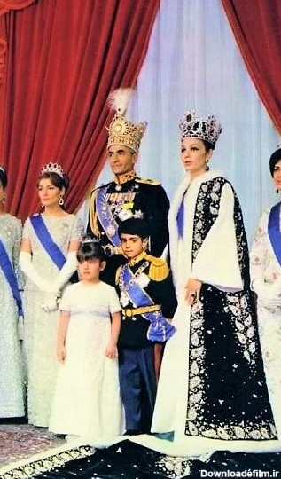 عکس تاجگذاری محمدرضا شاه