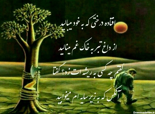 عکس نوشته آدم نمک نشناس