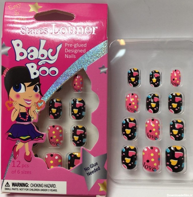 عکس ناخن مصنوعی دخترانه کوچک