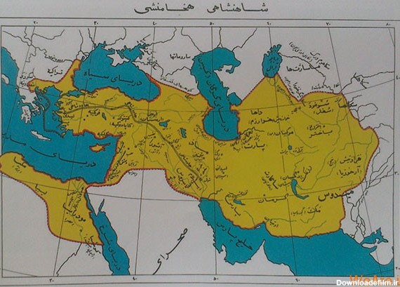 عکس نقشه ایران قدیم