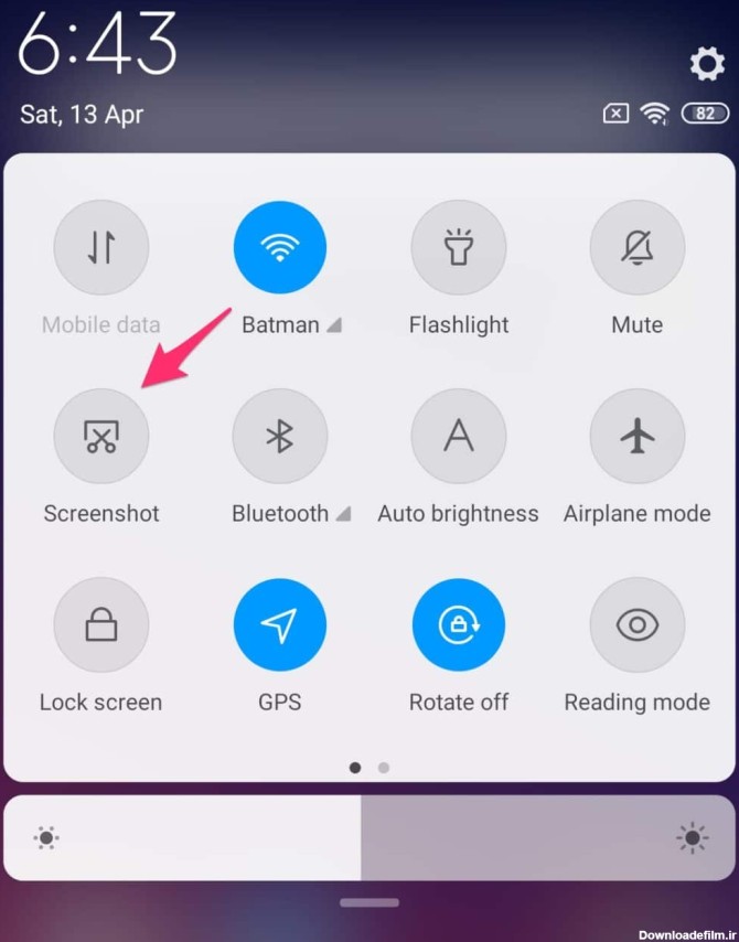 طرز عکس گرفتن از صفحه گوشی شیائومی