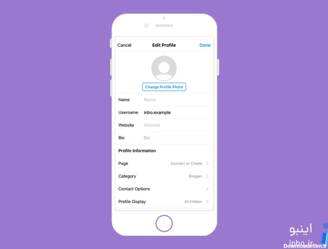 عکس پروفایل اینستاگرام چگونه بزارم