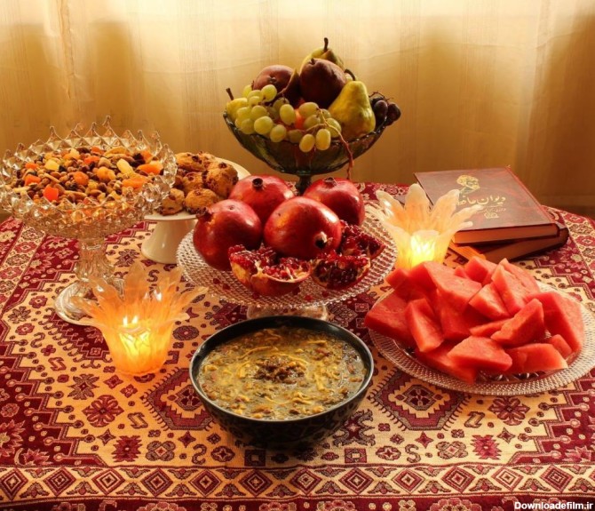 عکس ساده برای شب یلدا