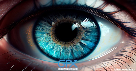 عکس دختر چشم ابی طبیعی