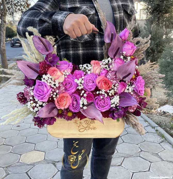 عکس دسته گل فلزی