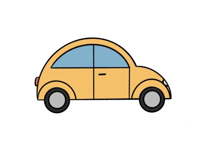 عکس ماشین کوچولو برای نقاشی