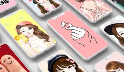 عکس دخترانه برای روی صفحه گوشی