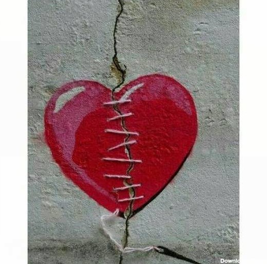 عکس قلب سیاه برای پروفایل