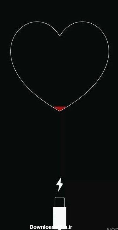 عکس قلب سیاه برای پروفایل