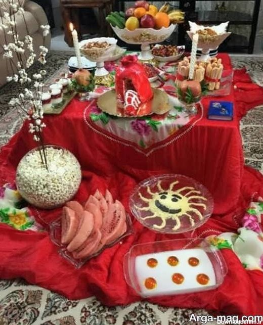 عکس شب یلدا با کرسی