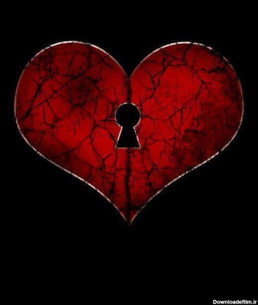 عکس قلب سیاه برای پروفایل