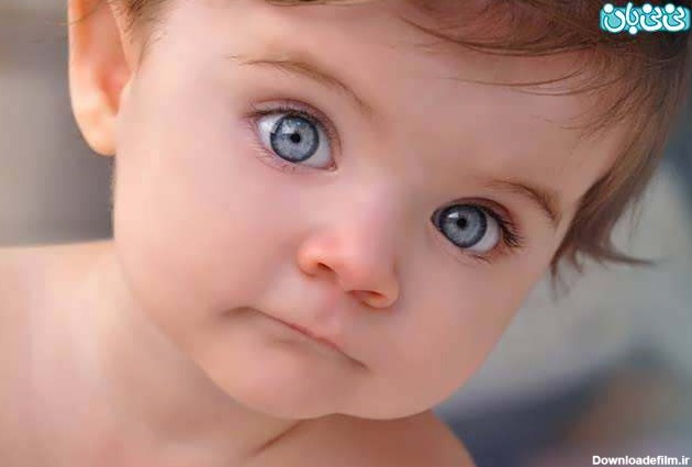 عکس نی نی پسر چشم رنگی خوشگل