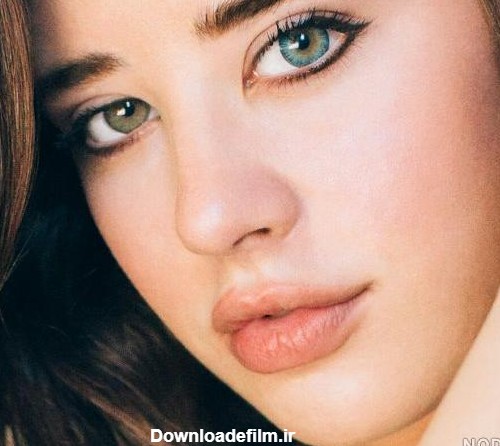 عکس دختر چشم ابی طبیعی