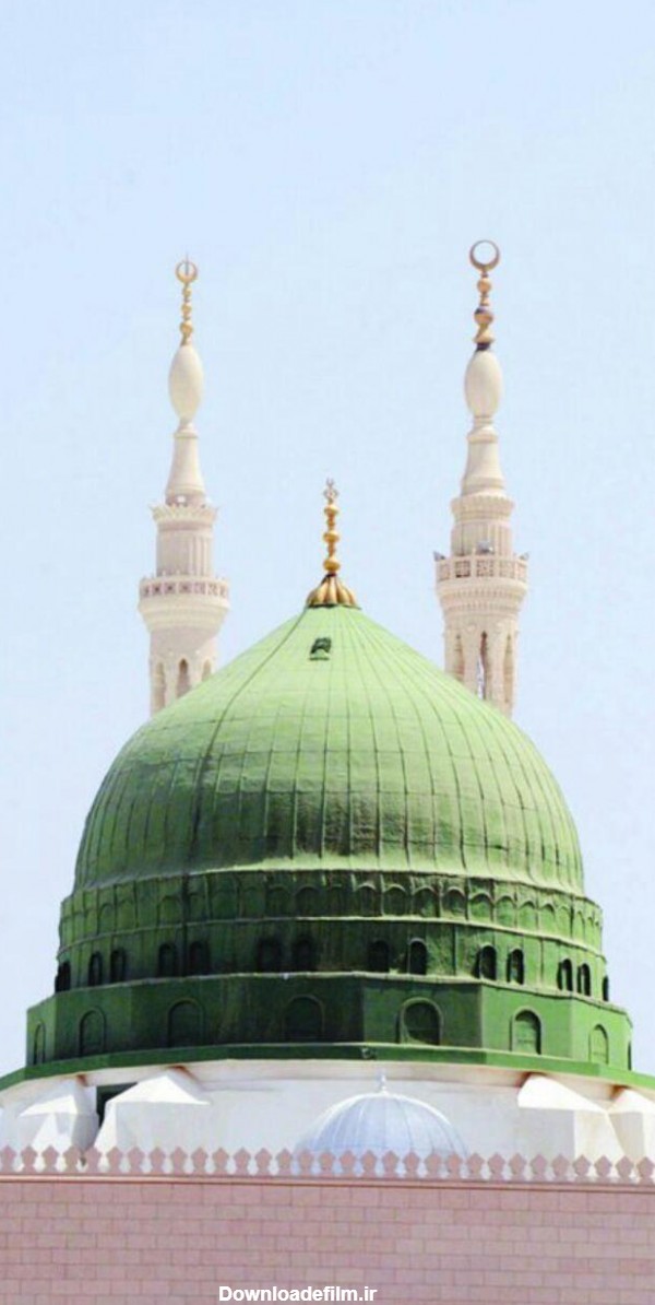 عکس مسجد النبی در شب