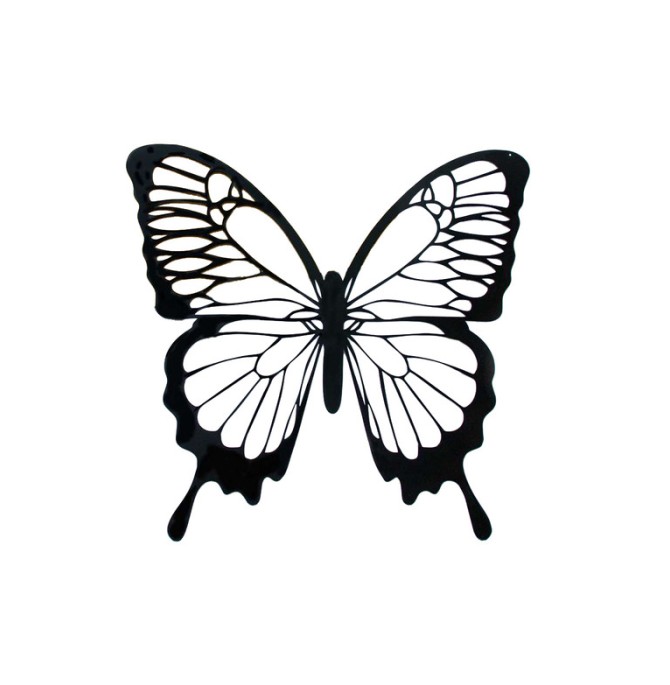 عکس پروانه سیاه سفید